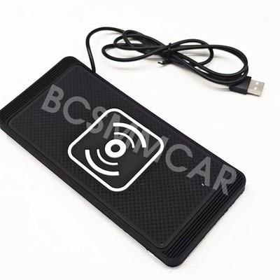 Wireless Car Phone Charger 10W Charging Dock Pad Mat For Apple iPhone Samsung