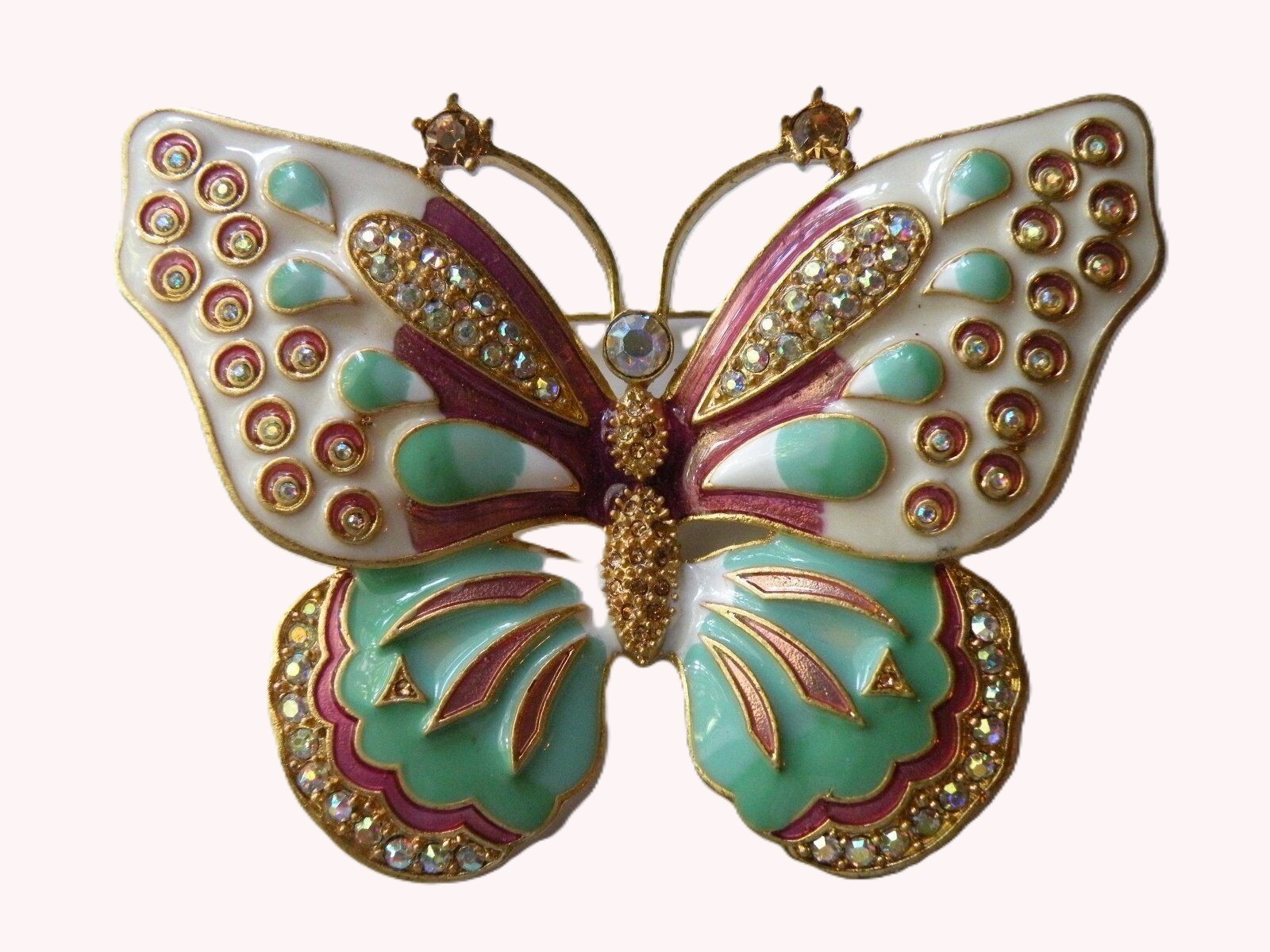 KJL KENNETH J. LANE Large Enamel and Diamante Cry… - image 10