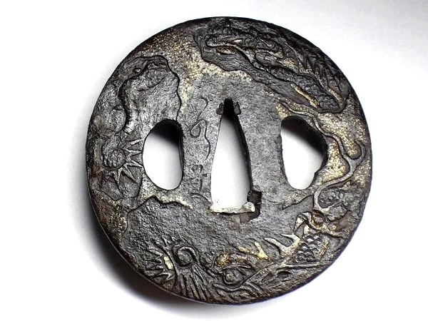 Menuki In Antique Japanese Tsuba for sale | eBay