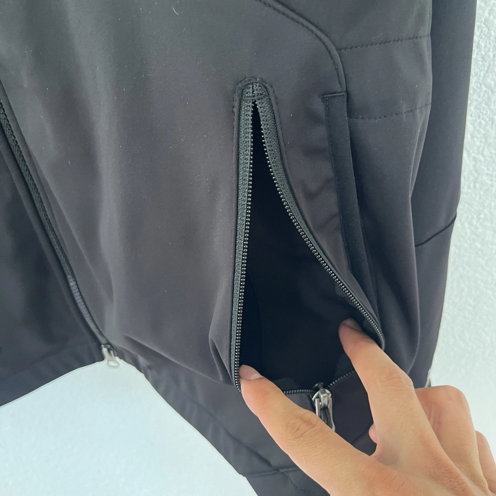 Arrak Outdoor AKKA Mens XL Softshell Jacket WP-3000 Black Sweden - product detail image 7
