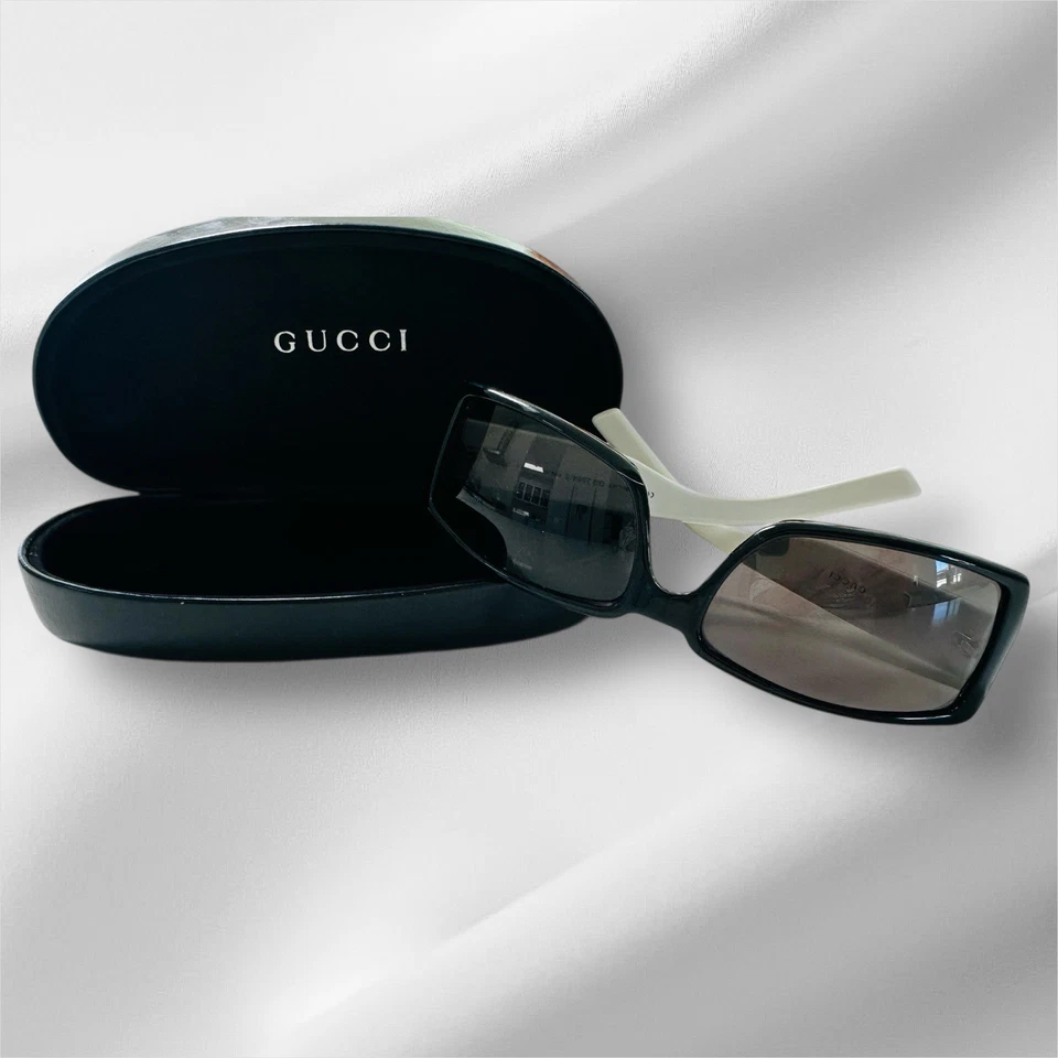 GUCCI Classic Red & Green & White 2564/S Sunglasses - Image 3 of 4