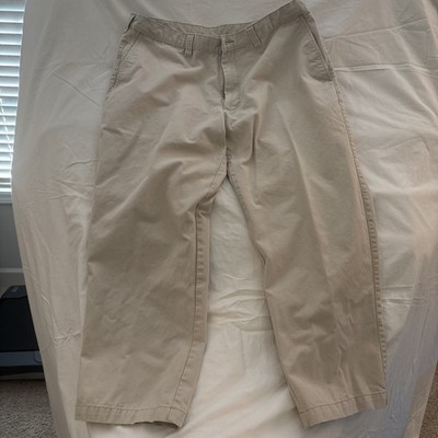Hagger Generations Men's Khaki Pants 40x29 Cotton Front Back Pockets