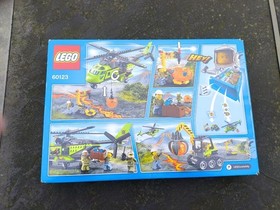 LEGO CITY 60123 SUPPLY HELICOPTER VOLCANO EMPTY BOX EMPTY VGC