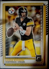23 Aaron Rodgers Panini Donruss Optic #75 Base (Steelers Uni/JETS Stats Error )