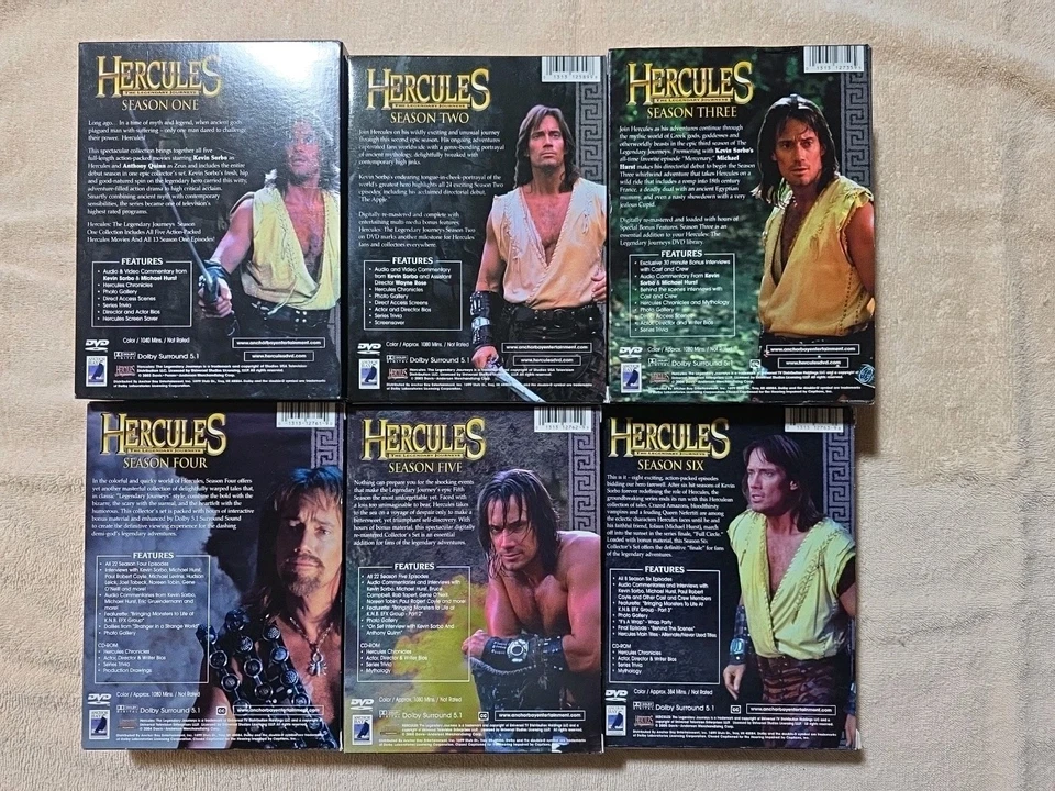 Hercules The Legendary Journeys Complete Series Seasons 1-6 DVD Never Watched Se - Image 2 of 4