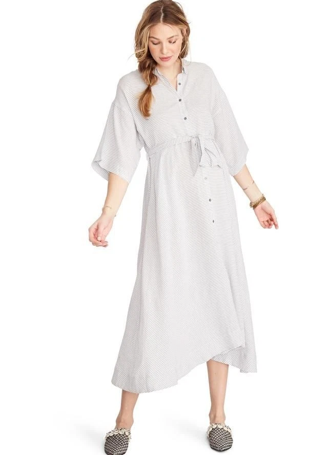 fitted maternity dress with kimono Kimono-style Maternity & Breastfeeding Dress