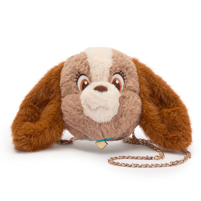 Lady Character Face Crossbody Bag, Lady and the Tramp Disney Store NEW 2026