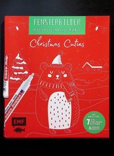 Vorlagenmappe Fensterbilder malen mit dem Kreidemarker  Christmas Cuties: Mit A