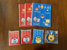 Animal Notebooks and Notepads Cat Tiger Elephant