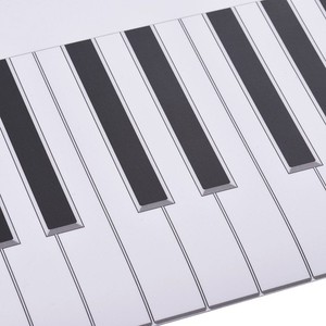 Version de doigtage 88 Clés Piano Clavier Doigtage Pratique Feuille de diagramme Piano T