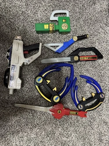 Power Rangers Vintage Lot Assorted Weapons