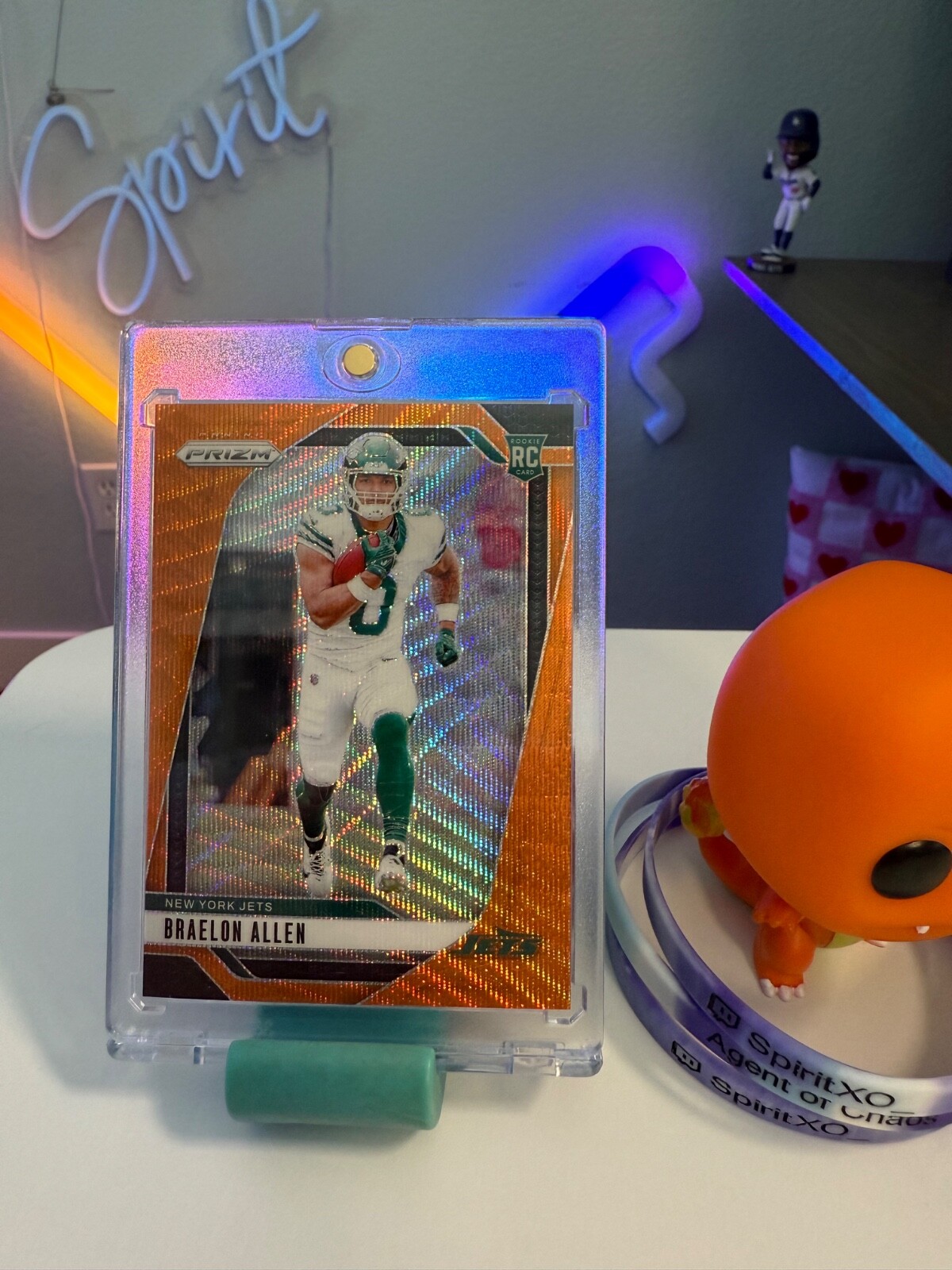 2024 Panini Prizm #311 Braelon Allen Orange Wave Prizm Rookie /60 1st on Print!