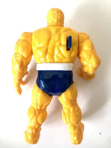 1992 Marvel Fantastic Four Thing Figure Toy Biz Pulver Punch Cosmic Defenders - Picture 5 of 7