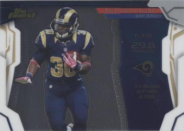 2014 Topps Finest Zac Stacy #FF-ZS - 1 of 2