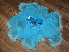 NEW Disney Parks Frozen Elsa Blue Kids Tulle Petticoat Tutu Skirt One Size
