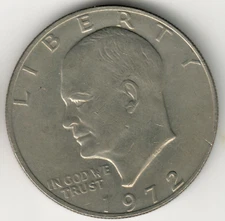 USA - 1972P - Eisenhower - 1$ Eagle over Moon - No mint mark - #11442RG