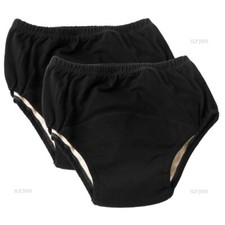 2 Pack Adult Incontinence Cloth Diaper Pants Reusable Waterproof Higher Quality