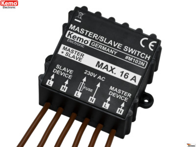 Kemo M103N Master Slave Schalter 230 V/AC (400 V/AC) Schaltmodul Umschalter