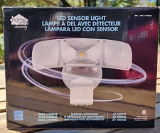 Home Zone Security LED Sensor Light - Motion Activated - 2600 Lumens - 37 Watts 