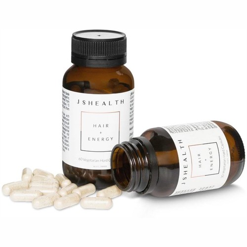 JSHEALTH Hair + Energy Supports Hair Growth Nail Health & Strength 30 Capsules - Picture 7 of 11