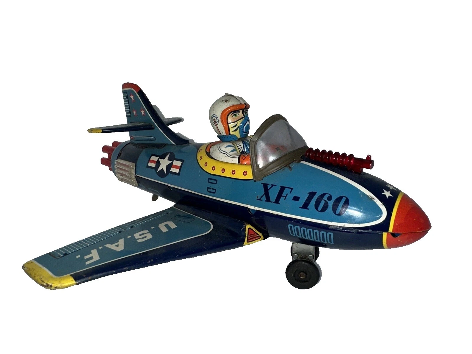 操作老式制造压铸飞机和飞船