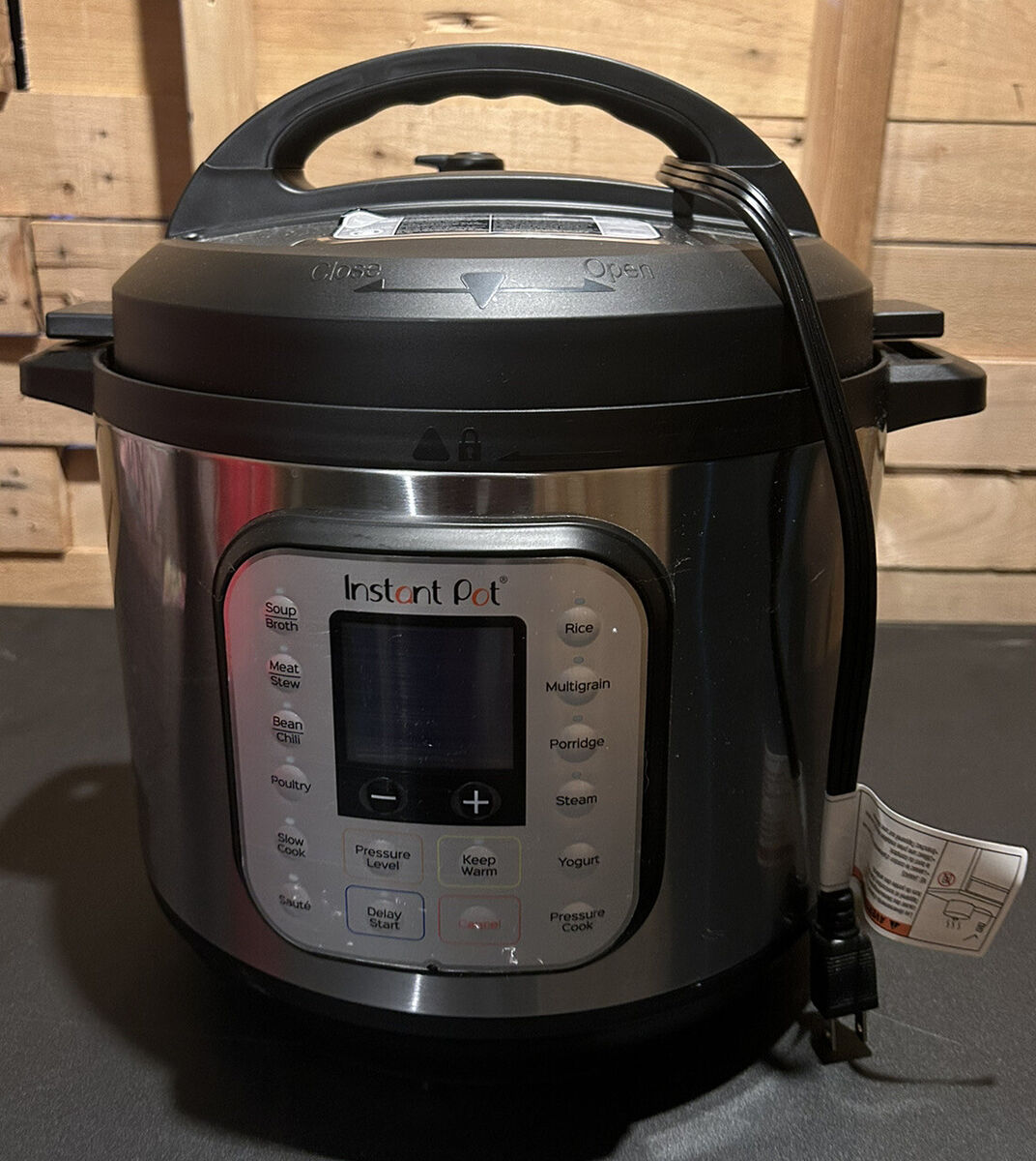 Instant Pot 6qt Duo Gourmet Multi-Use Pressure Cooker 