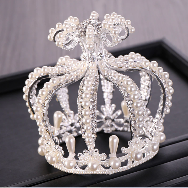 Brand New Gorgeous Baroque Queen\'s Crystal Rhinestone Crown Tiara Amazon.com: Baroque Queen Crown, Sinide Wedding Crown for  main image 4