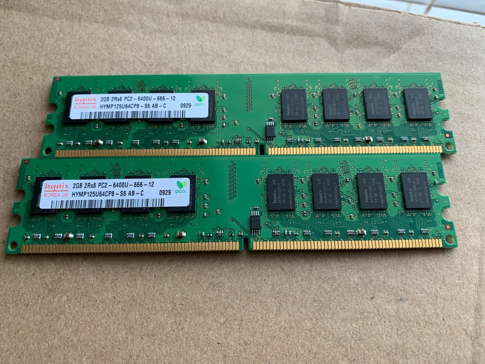DDR2 Desktop RAM Modules (2) 1gb Sticks & (4) 2GB Sticks. Total Of 6 RAM Modules - Image 2 of 4