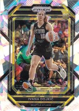 2023 Prizm WNBA CRACKED ICE REFRACTOR R/C #150 Ivana Dojkic - Seattle Storm