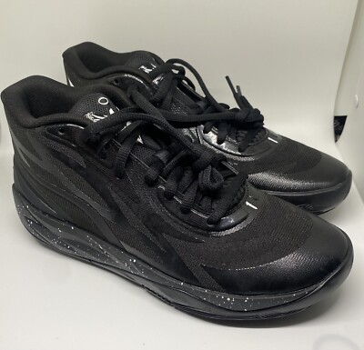 Puma MB.02 Oreo Men\'s Size 15 Black White LaMelo Ball Basketball Shoes 379420-01 Puma MB.02  main image 4