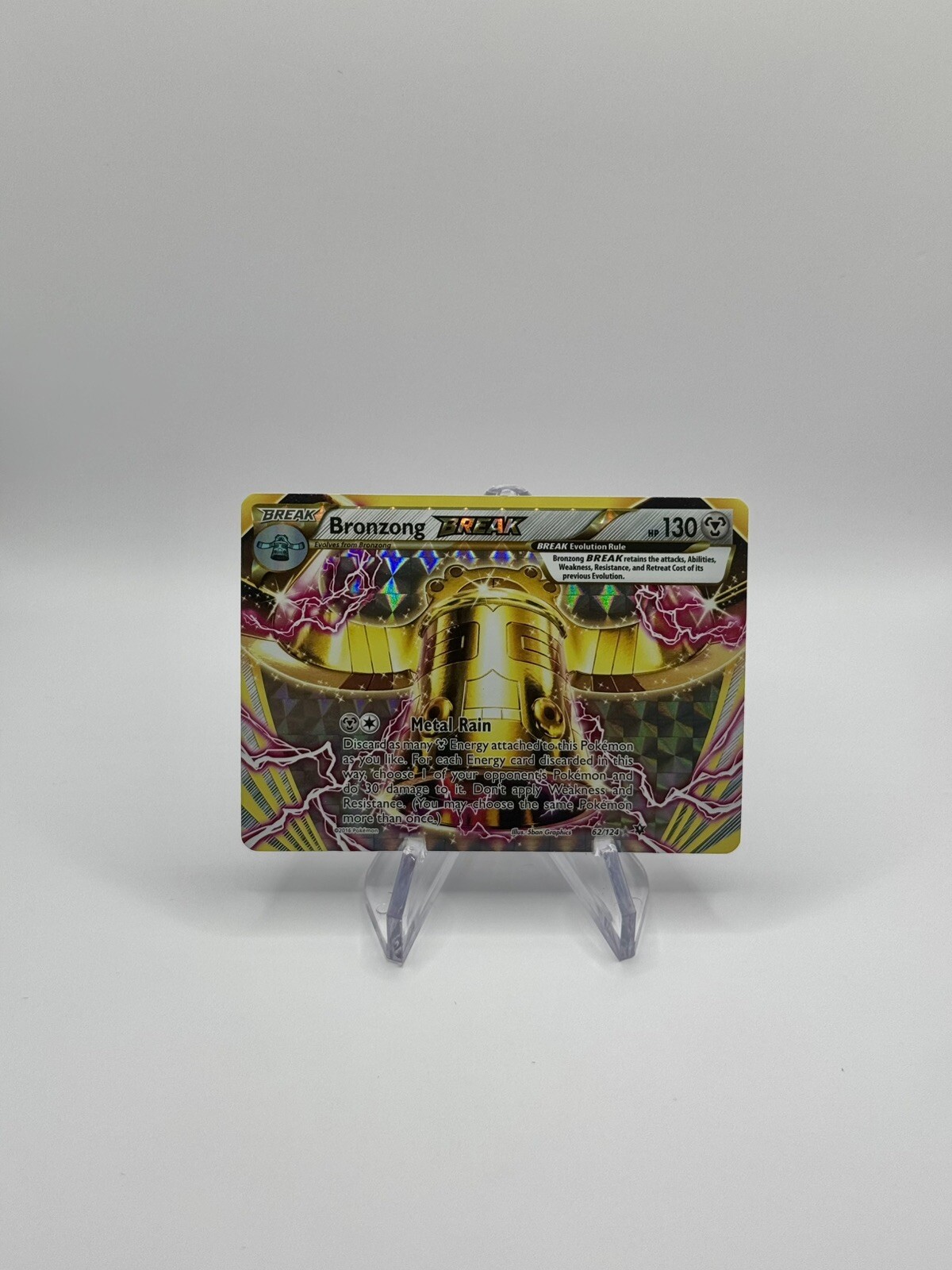 Bronzong BREAK 62/124 XY Fates Collide Pokémon Card NM