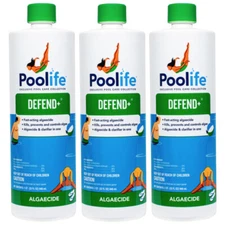 Poolife Defend+ Pool Algaecide 32 oz - 3 Pack