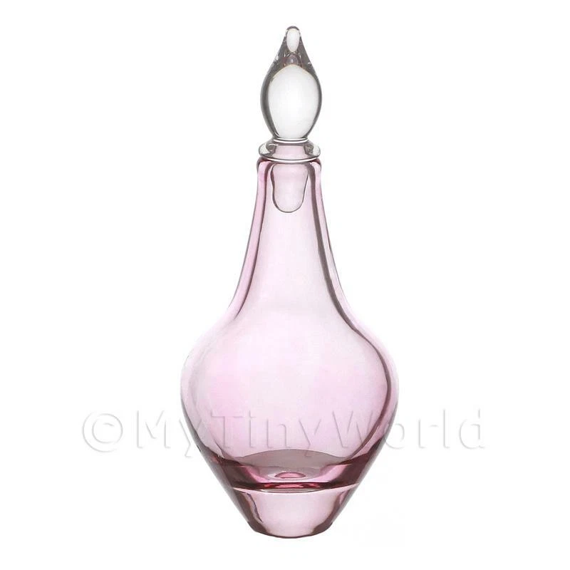 Miniature Fait Main Grand Rouge Forme de Poire Pharmacie Bouteille/Décanteur - Photo 1/1