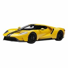 AUTOart 1/18 Ford GT 2017 Yellow Black Stripe Model Car 72944 EMS w/Tracking NEW