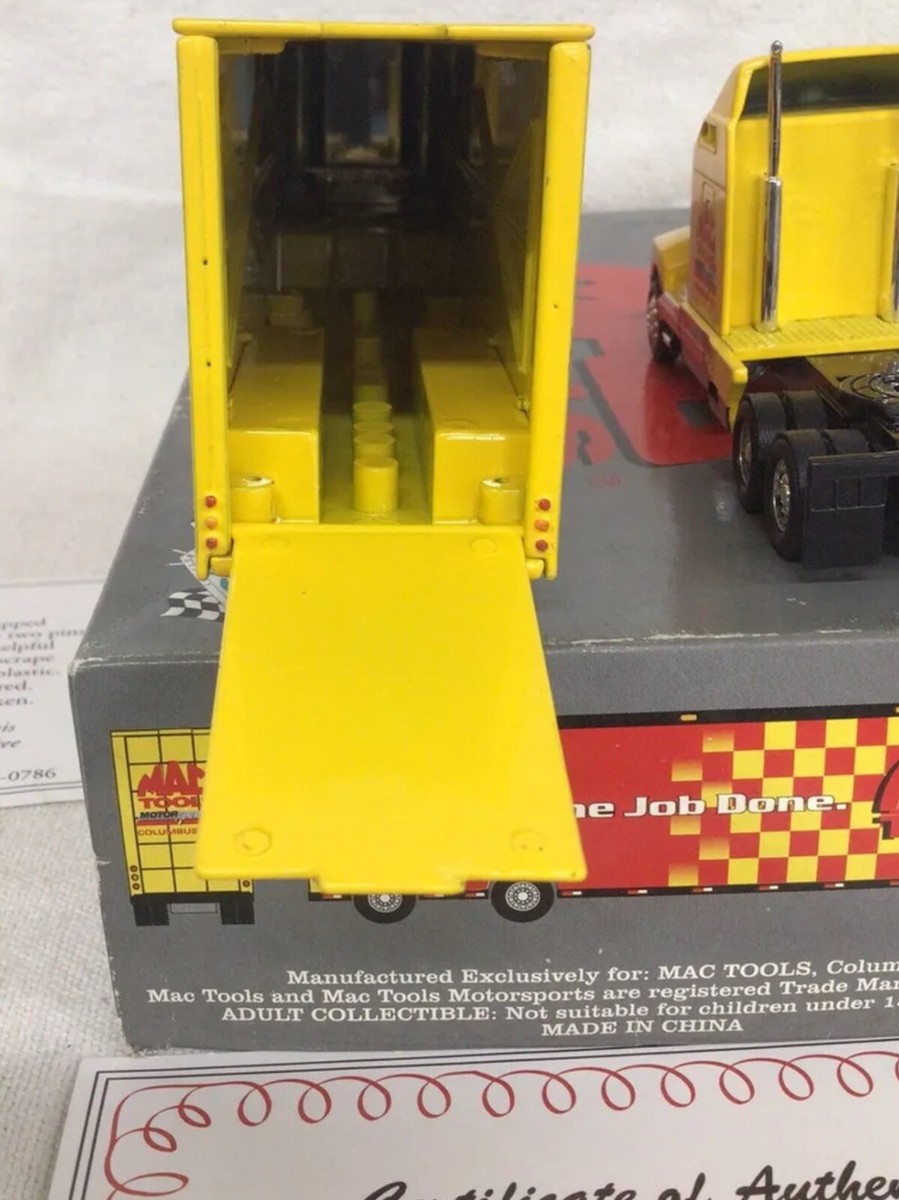 Mac Tools Racing Transporter DieCast Ltd Ed, 1st Edition Mac Tools Racing Transporter DieCast Ltd Ed, 1st Edition