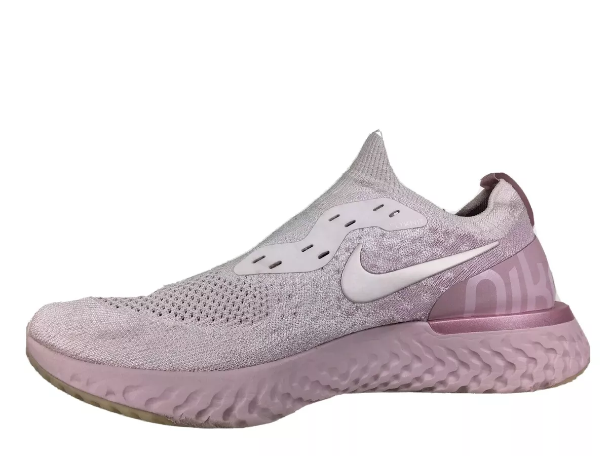 Women's epic react flyknit top running shoes - pearl pink/rose