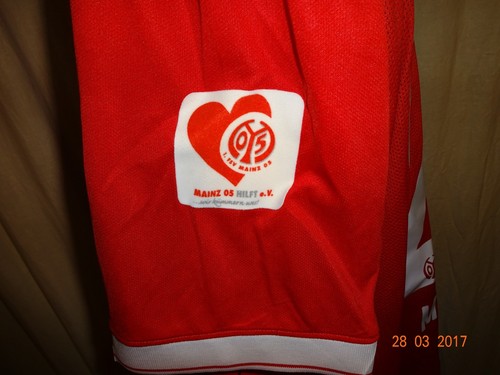 FSV Mainz 05 Original Nike Spieler Trikot 2014/15 "entega" + Nr.24 Schilk Gr.XL - Picture 2 of 6