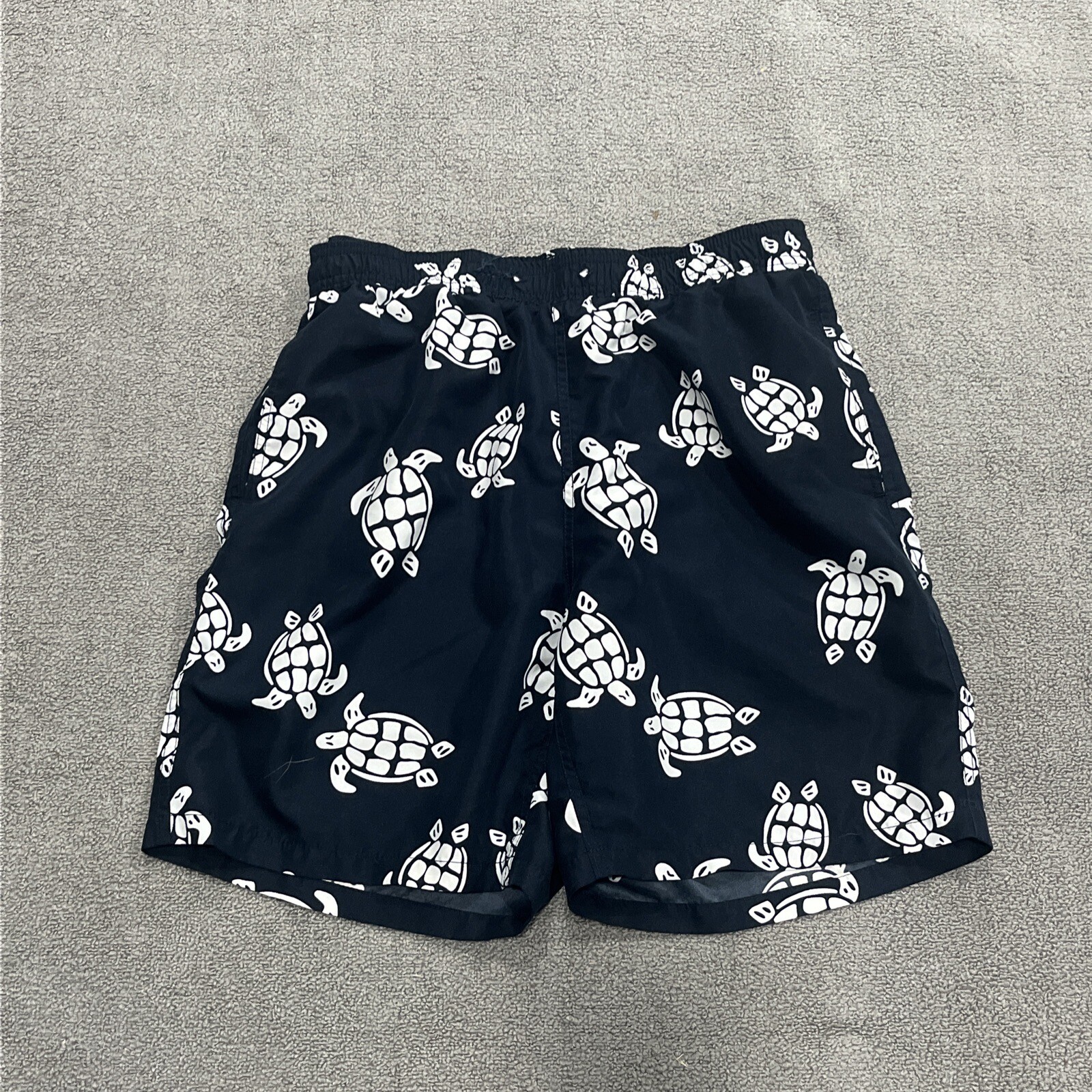 Navy Blue White Turtles Mens Swim Trunks eBay