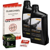 Honda Forza 300 (NF08) 18-20, Classic 10W40 ÖL + Hiflo ÖLfilter, MotoröL Set