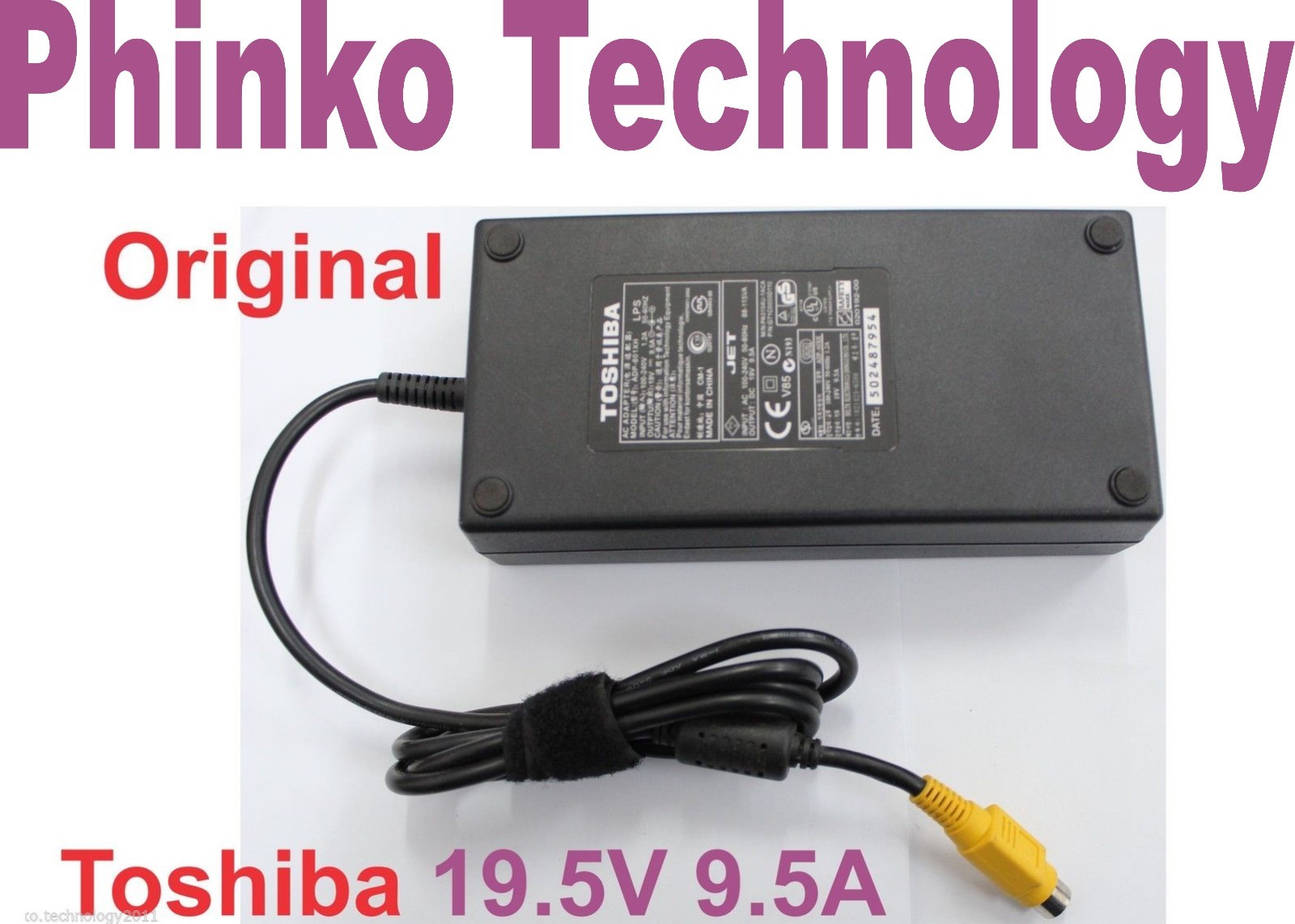 Genuino Nuovo Adattatore Per Laptop 180w Per Toshiba Qosmio X775 X775 - Foto 5