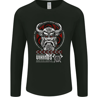 Born to be Vikings Ragnar Odin Valhalla Mens Long Sleeve T-Shirt