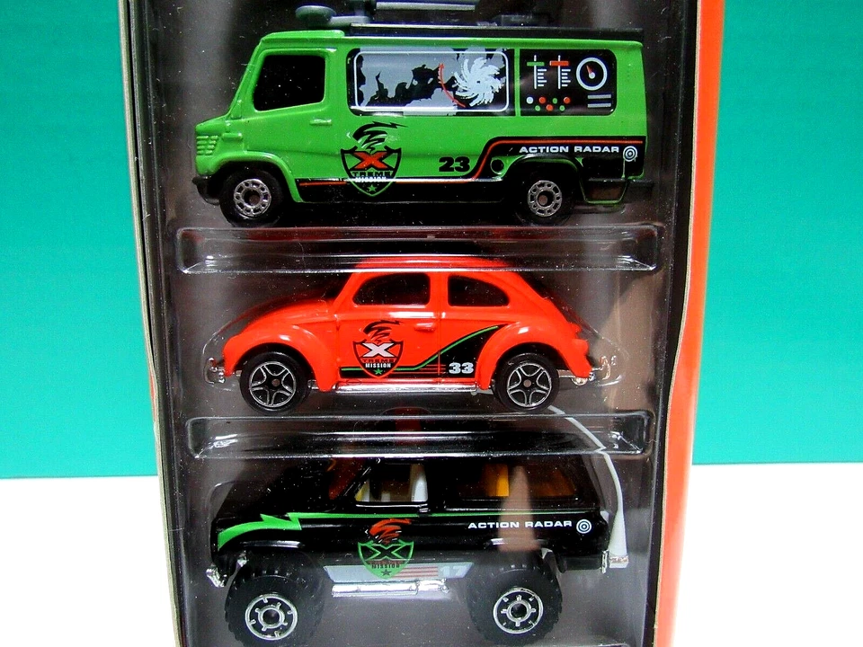 STORM TRACKERS MATCHBOX 5 PACK GIFT SET BY MATTEL WHEELS "STORM TRACKERS" NIB - Image 4 of 4