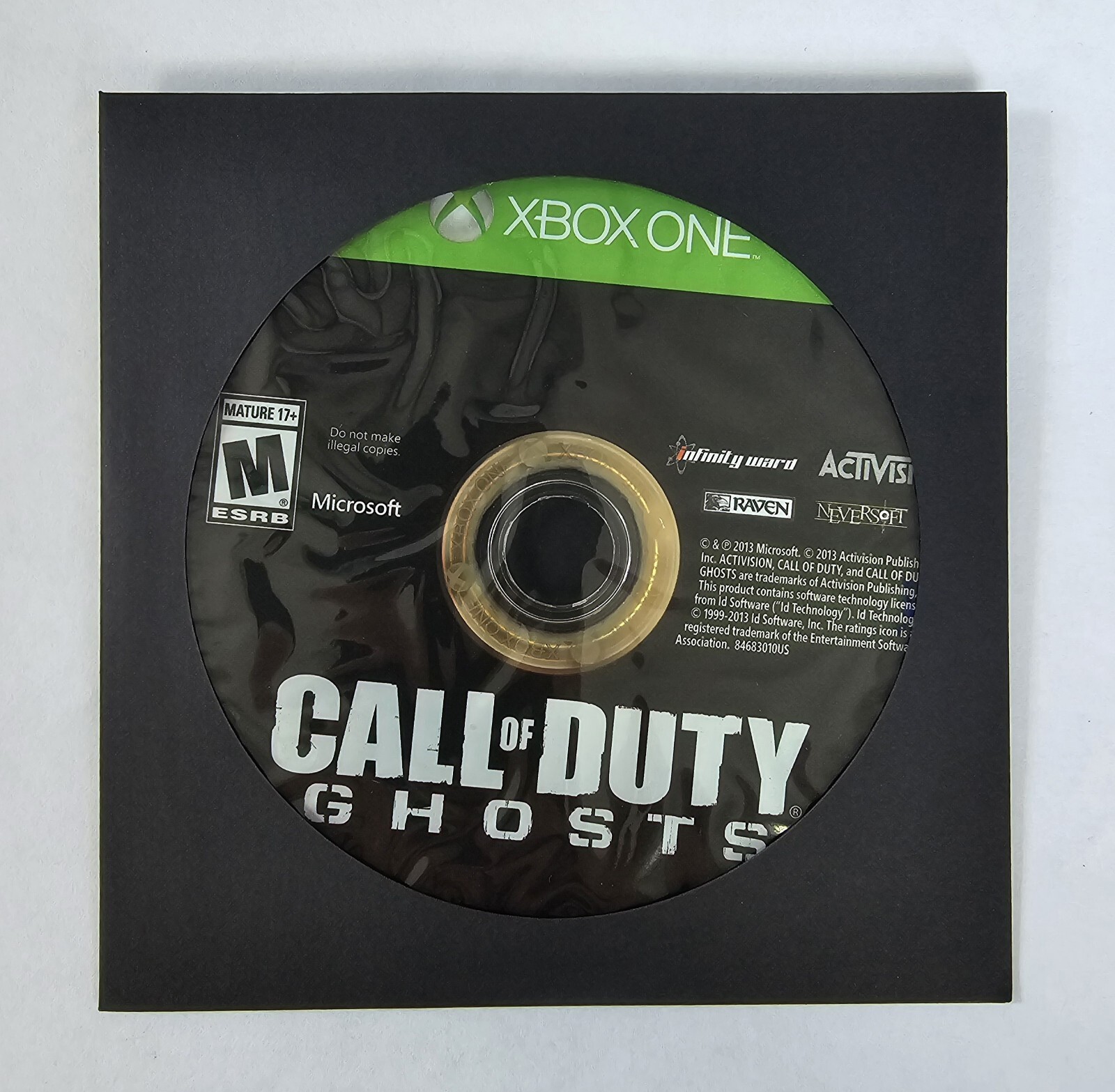 Call Of Duty Ghosts - Version Complète Pour Xbox One - En Très Bon état Avec Boîte Et Notice