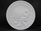 1997 Frankoma Pottery Christmas Plate with Paperwork and  Box