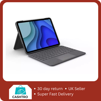 Logitech[920009751] iPad Pro 11 Zoll Folio Touch Tastaturhülle - grau (Schadensbox)
