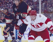 KIRK MALTBY Signed DETROIT RED WINGS 8X10 photo w/COA #7