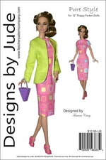 Pure Style Doll Clothes Sewing Pattern for 12" Poppy Parker Dolls Integrity