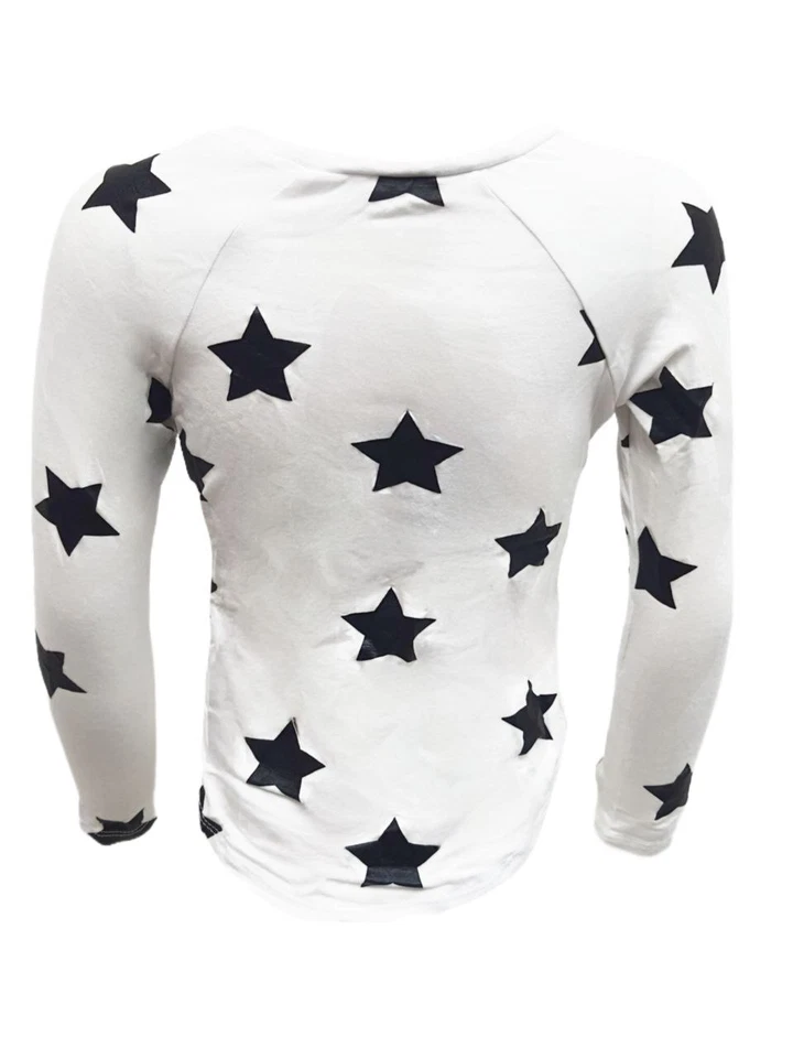 Camisa manga larga TEREZ estrellas blancas para niña #11297762 nueva con etiquetas Foto 2 de 2