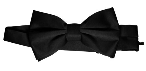 Men's Solid Satin Bow-Tie. Formal, Prom, Tuxedo, Cruise - Picture 3 of 26
