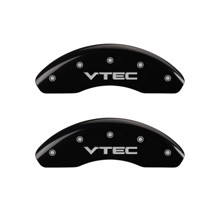2002-2005 Acura NSX Base T Front Rear Black "VTEC" MGP Brake Disc Caliper Covers